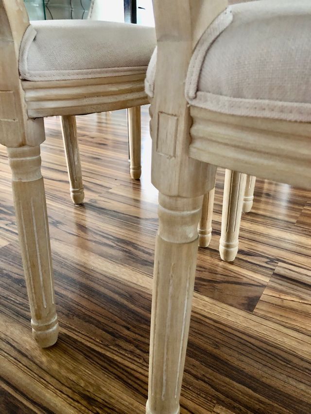 Pack 4 Sillas Estilo Francés