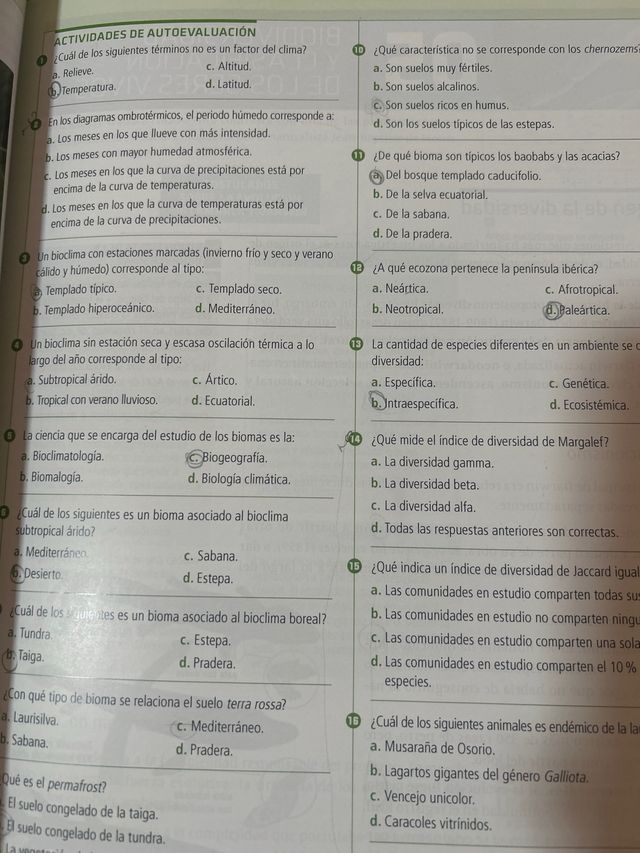 BIOLOGIA Y GEOLOGIA 1º BACHILLERATO