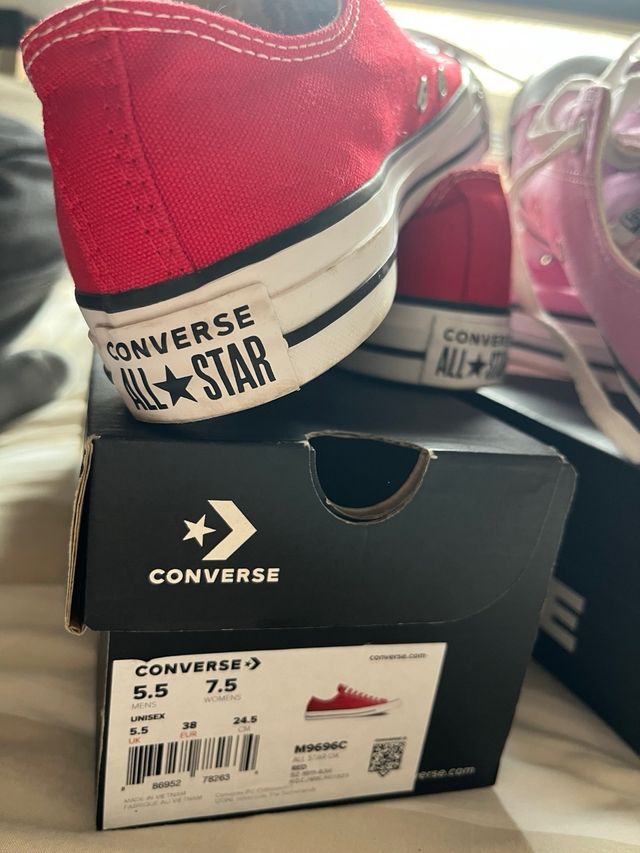 Converse Rojas Talla 38