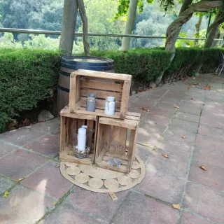 Cajas de fruta vintage de madera