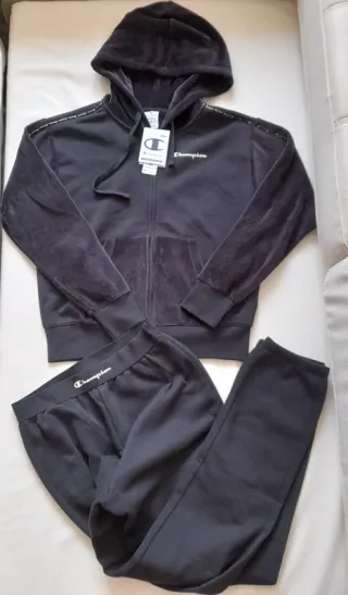 Tuta Champion nera taglia XS