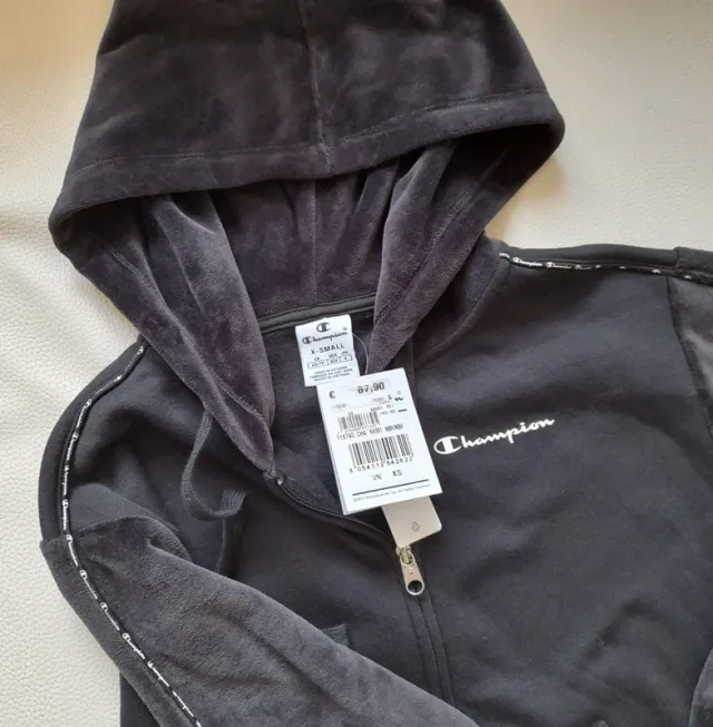 Tuta Champion nera taglia XS