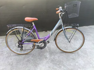 Bicicleta paseo mujer con marchas