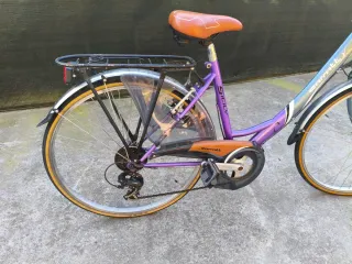 Bicicleta paseo mujer con marchas