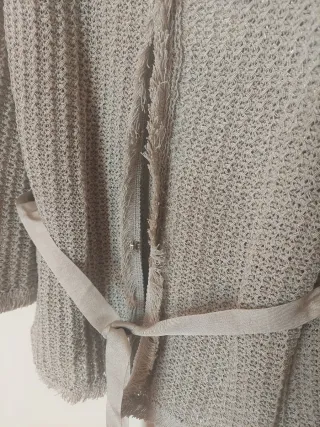 Chaqueta Luisa Spagnoli punto beige Talla M