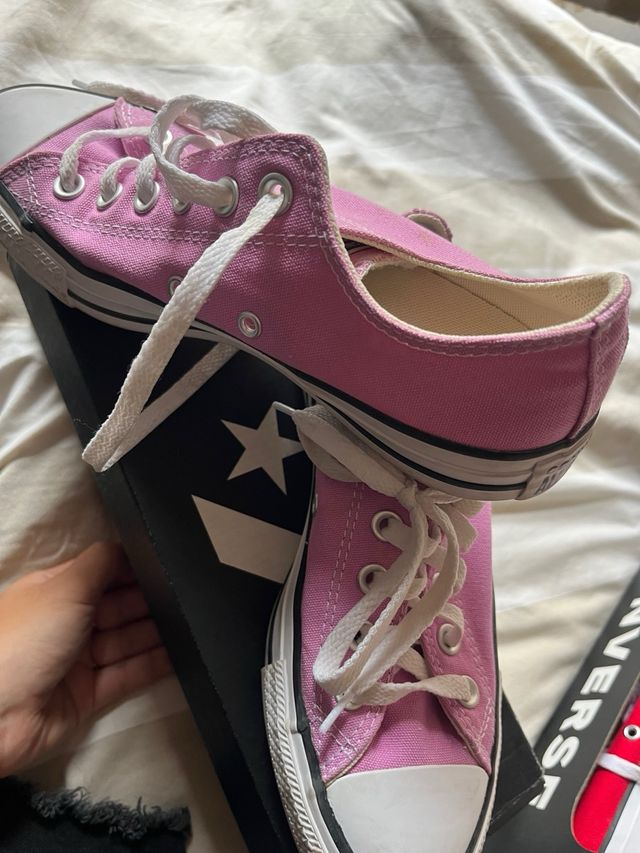 Converse rosas talla 38