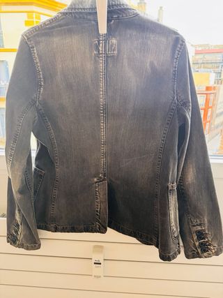 Chaqueta americana vaquera MDW negra