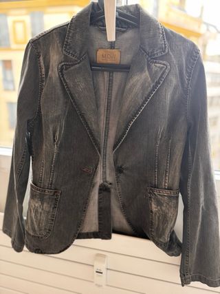 Chaqueta americana vaquera MDW negra