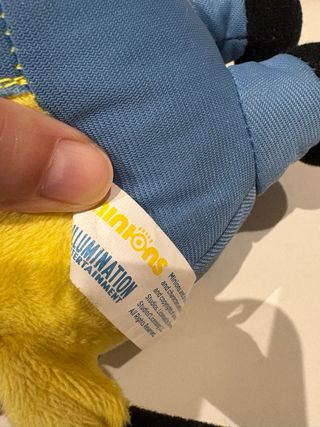 Peluche Minion Rey Bob. Corona Morada.