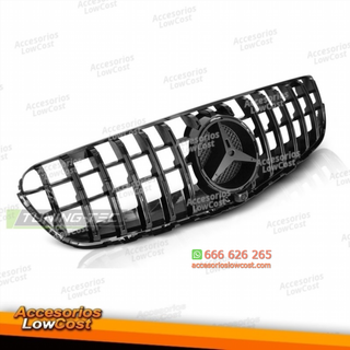 PARRILLA DEPORTIVA CROMADA NEGRO PARA MERCEDES GL