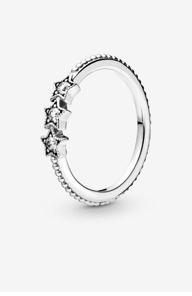 Anillo Pandora Estrellas Plata
