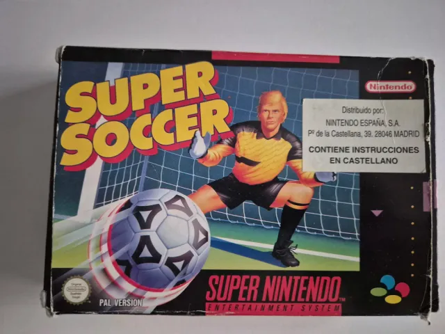 Super Soccer Super Nintendo PAL