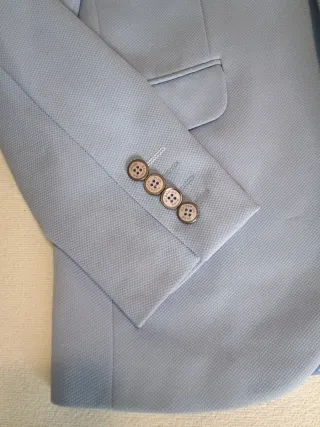 Americana hombre azul