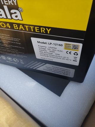 Batería litio LiitoKala LiFePO4 12V 160A