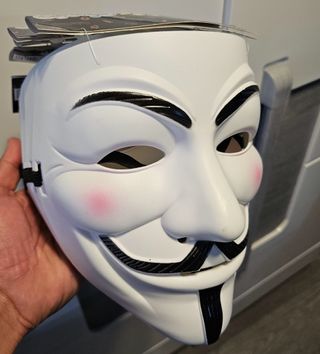Disfraz Anonymous Hacker Talla L