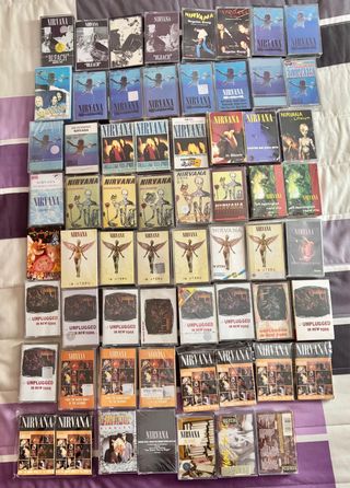 LOTE NIRVANA NEVERMIND, IN UTERO, UNPLUGGED...