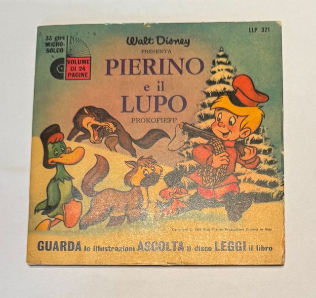 Walt Disney Pierino e il Lupo 1969 LLP 321