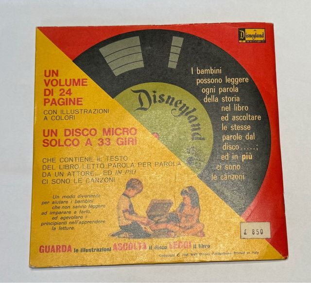 Walt Disney Pierino e il Lupo 1969 LLP 321