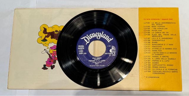 Walt Disney Pierino e il Lupo 1969 LLP 321