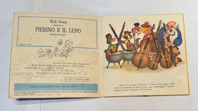 Walt Disney Pierino e il Lupo 1969 LLP 321