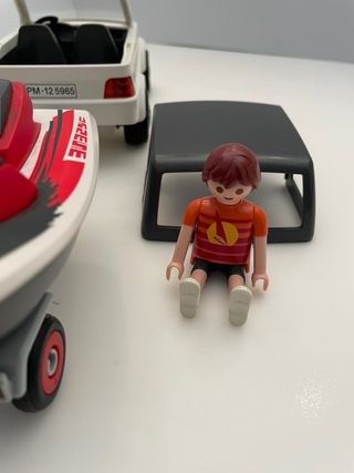 Coche y moto de agua Playmobil