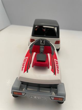 Coche y moto de agua Playmobil