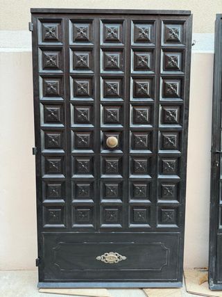 Puerta de entrada garaje o jardín de hierro