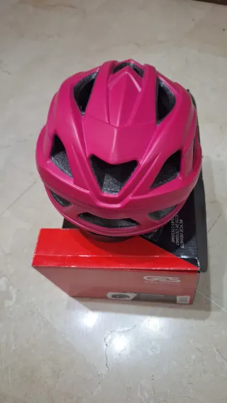 Casco de bici rosa talla M