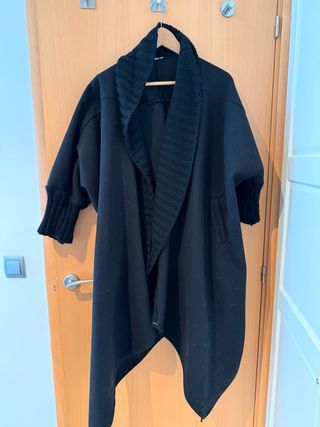 Chaqueta oversize negra