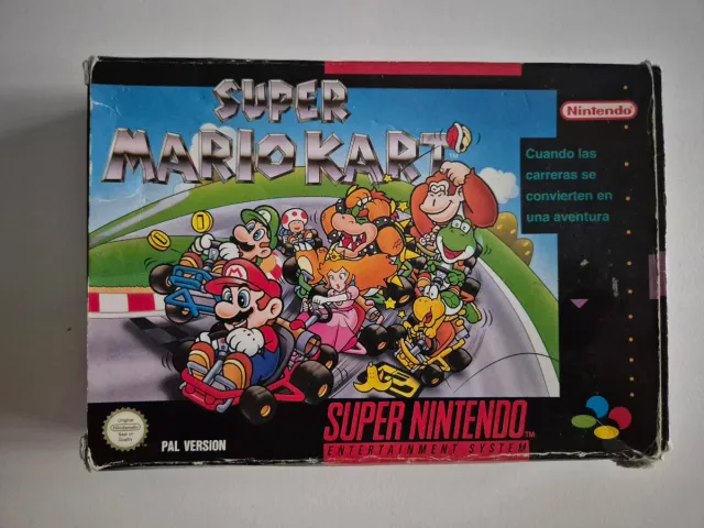 Super Mario Kart Super Nintendo PAL