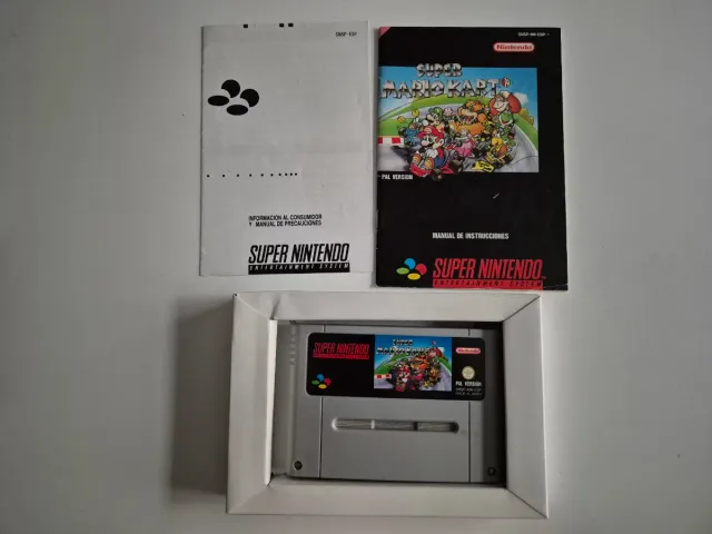 Super Mario Kart Super Nintendo PAL