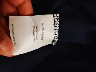 Camiseta Purificación García azul manga 3/4 Talla 