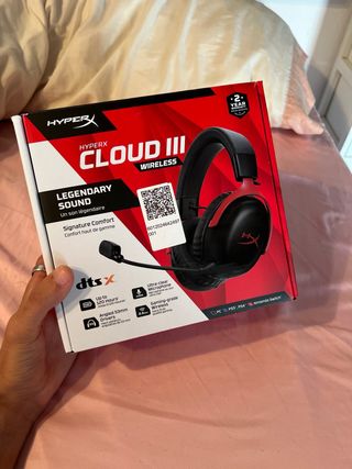 Cascos Gaming HyperX Cloud 3 wireless rojo