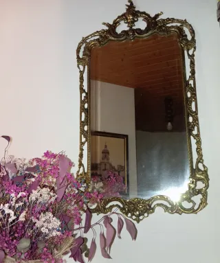 Espejo Bronce Vintage