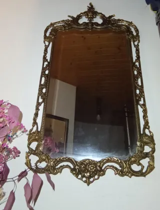 Espejo Bronce Vintage