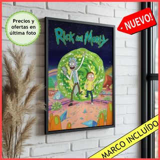 Cuadro Rick y Morty - Poster Rick y Morty Netflix