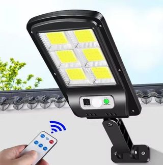 Lámpara solar pared con sensor, NUEVO