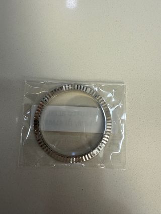 Bisel estriado Rolex Oro Blanco 