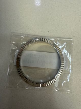 Bisel estriado Rolex Oro Blanco 