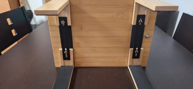 Mesa Bandeja Sofá Madera Bambú