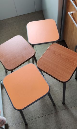 Taburetes de cocina (4 unidades)