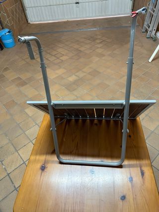 Mesa auxiliar jardín/barbacoa
