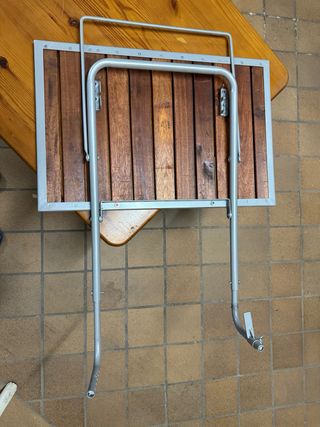Mesa auxiliar jardín/barbacoa
