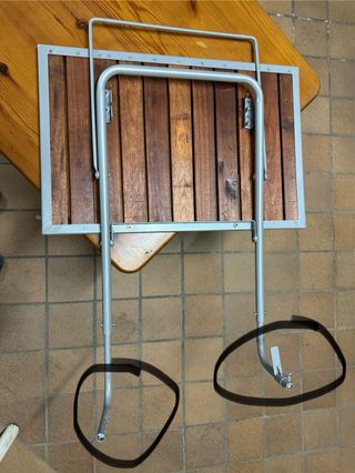 Mesa auxiliar jardín/barbacoa