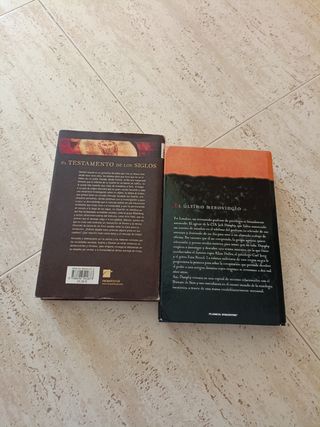 Lote 7 libros novela histórica y ficción