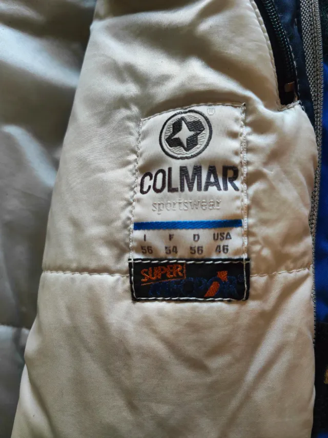 Giubbotto Colmar nero e blu