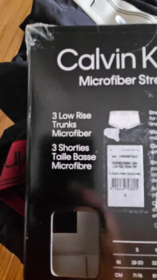 Pack 3 Calzoncillos Calvin Klein Talla S
