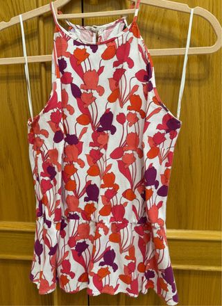 Blusa Massimo Dutti Estampada Talla 36