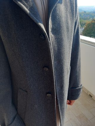 Cappotto uomo grigio