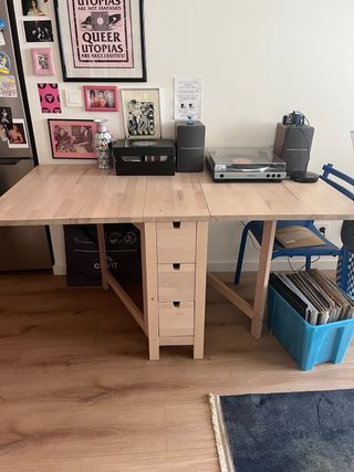 Mesa plegable Ikea Norden madera